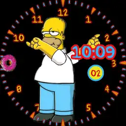 Homer Simpsons 3/floating Donnut