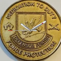 Challenge Coin, Defensor Fortis, Mildenhall