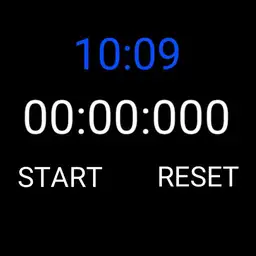 Simple stopwatch with current time Copy