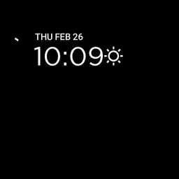 Clean and simple work schedule