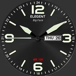 Elegent Big-Face Watch
