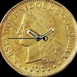 Gold, U.S. of Columbia, 10 Pesos, 1876