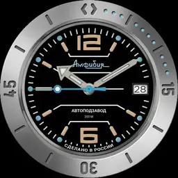 Vostok Amphibian Ref#120695 Military Diver Watch