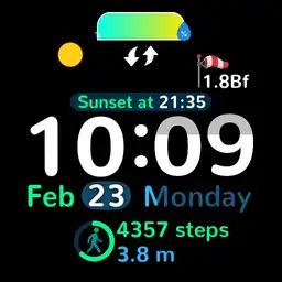 Colorful Weather and Fitness Copy