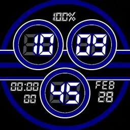 Thin blue line chrono