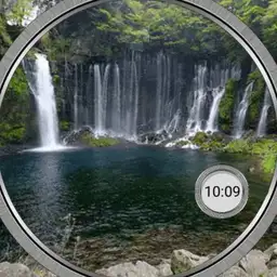 Waterfall 2 with app launcher for Samsung Galaxy Watch