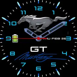 Blue Mustang GT