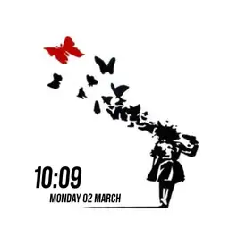 Banksy Butterfly Girl