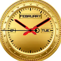 Gold ligth watch