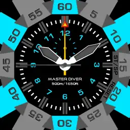 Brute MASTER DIVER 500 Chrono Deep Diver Field Watch Colours