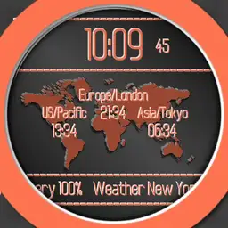 Digi Time Zones Ucolor