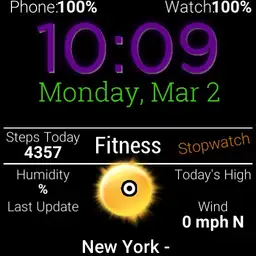 Weather-Fitness-Calendar-Battery