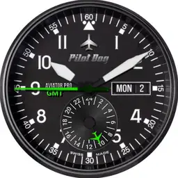 Pilot Dog Aviator Pro GMT Analog - Digital Chrono 14