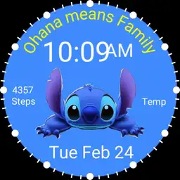 Stitch, Ohana means Famimy