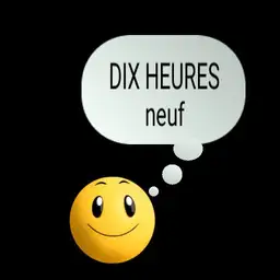 smiley 65 lettres fun