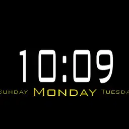 Modern digital watch