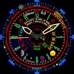 Sundial 12H Analog Gear S3