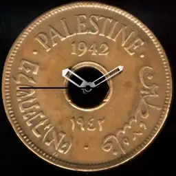 Bronze, Palestine, 10 Mils, 1942
