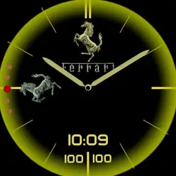 yellow ferari watch