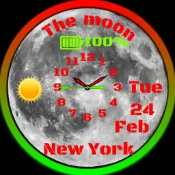 The moon