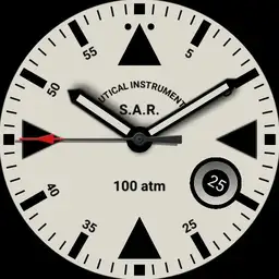 Brute SAR Save And Rescue Diver Field Watch White