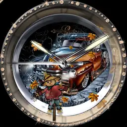Autumn Car Dim nach Tageszeit
