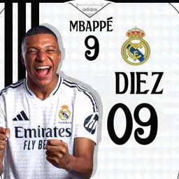MBAPPE 9. Real Madrid 4