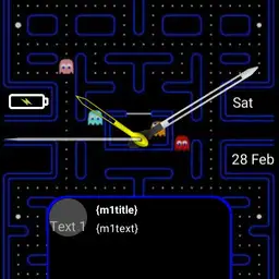 Pacman with notifications