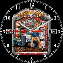 Dependable Service Pin-Up Watch