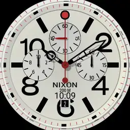 JR Nixon Chrono White RC Copy