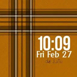 Plaid Pattern Watchface