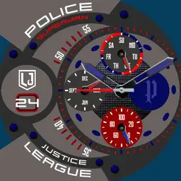 police Justice League edicion 2018 Superman