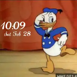 dancing duck