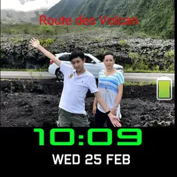 route du volcan