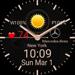 Mercedes-Benz Chronograph Rose Gold / Black Copy
