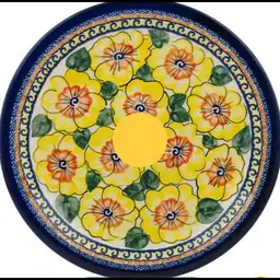 Four poppies, Lemon and Peach, by Polishimports.com