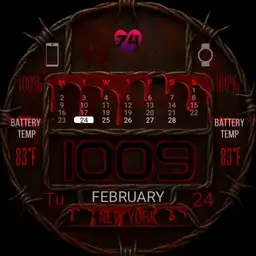 AI Watchface: Blood Red Edition