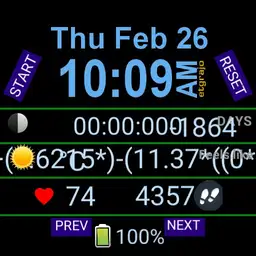 Digital watch
