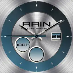 Rain, Turquoise V3