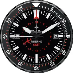 Pilot Dog Aviator Pro GMT Analog - Digital Chrono 6