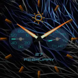 Blue Orange Tangle