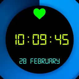 Simple digital watch