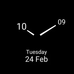 Screen Saver Clock Day date Battery Colored Copy