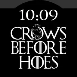 crows before hoes