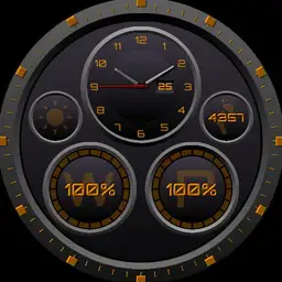 V1.3 Single Face Circle Purple