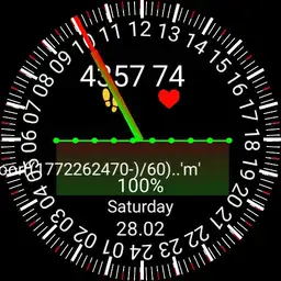 24 Stunden Einzeiger Uhr