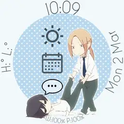 Tanaka-kun Anime Watch Face