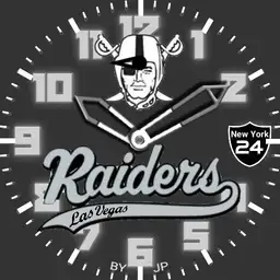 Las Vegas RAIDERS vintage watch face