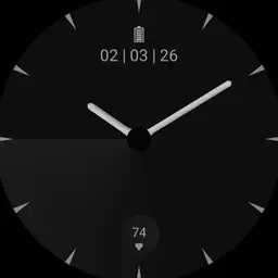 Simple Black and White Analog HR
