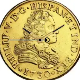 Gold, Philip V, King of Spain, 8 Escudos, 1730
